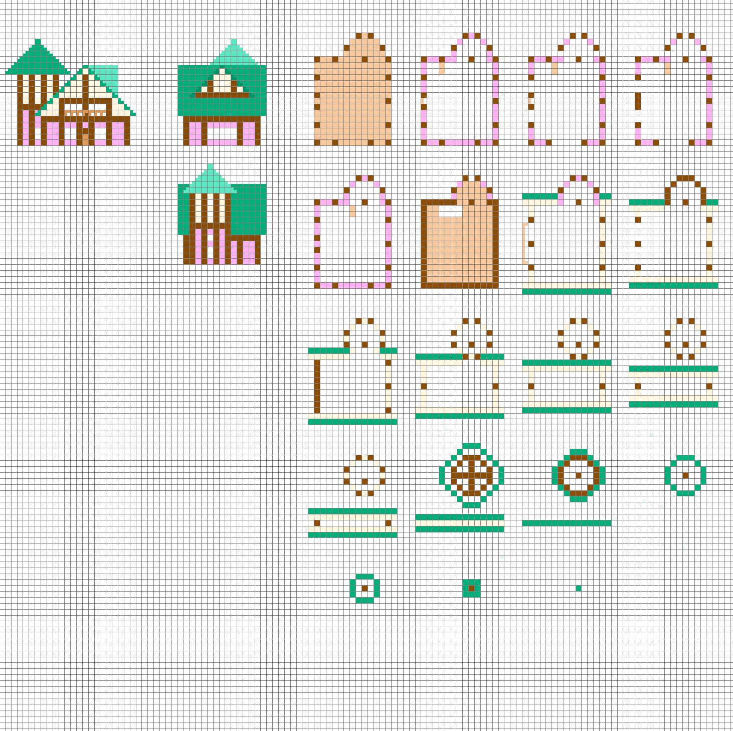 Minecraft 塔がある緑の屋根のおしゃれな家の作り方 簡単に作れる設計図 マイクラ建築家 Den Home Creation
